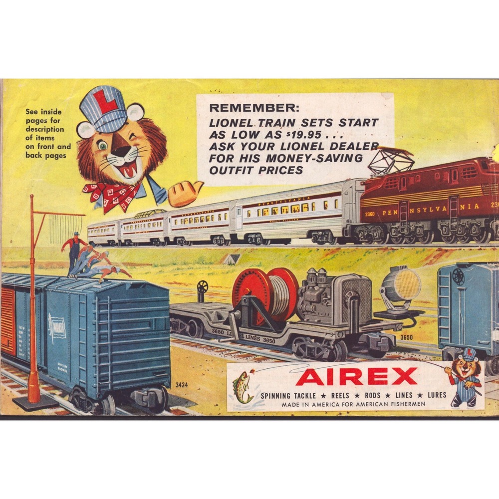 Vintage Lionel Trains Magne-Traction Advertising Print New Haven Burro Crane VG - Picture 2 of 2